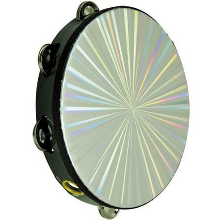 PROPLUS 8 in. Radiant Tambourine with 8 Pair Jingles PR118338